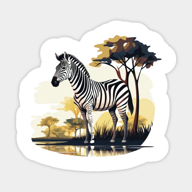 Zebra Lover Sticker by zooleisurelife